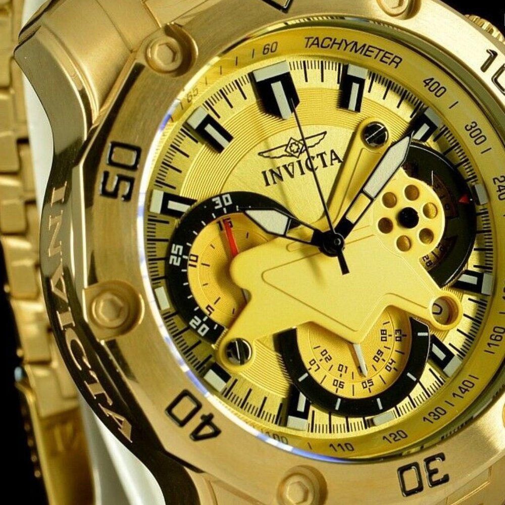SALE! Prodiver 3.0 Gold Chrono Watch! w/ box